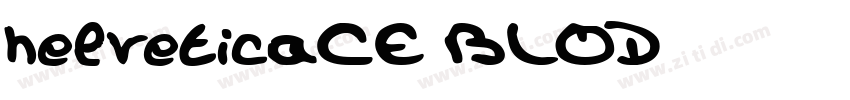 helveticaCE BLOD字体转换